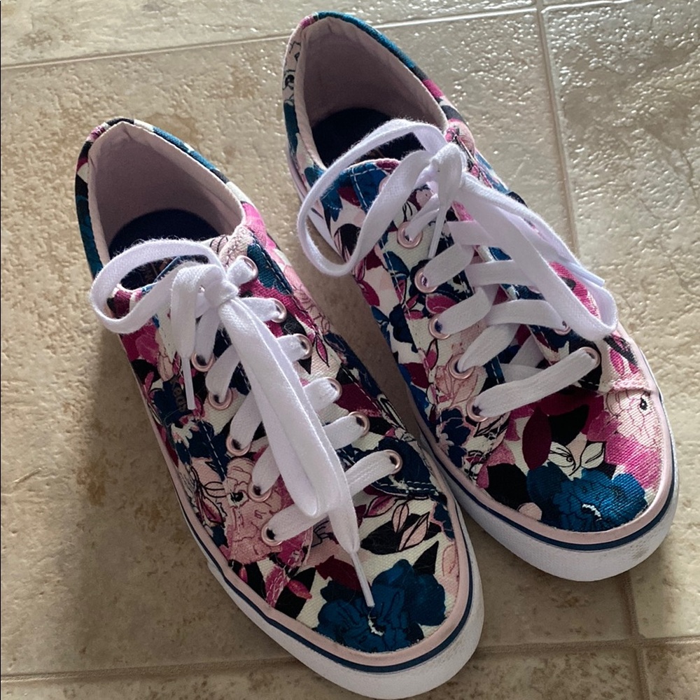 Keds Floral Canvas Sneakers
